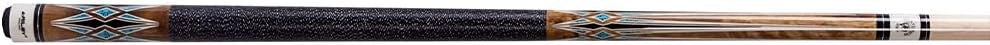58" Linen Wrap Pool Cue 13mm Maple Shaft American Style w/ Hard Case