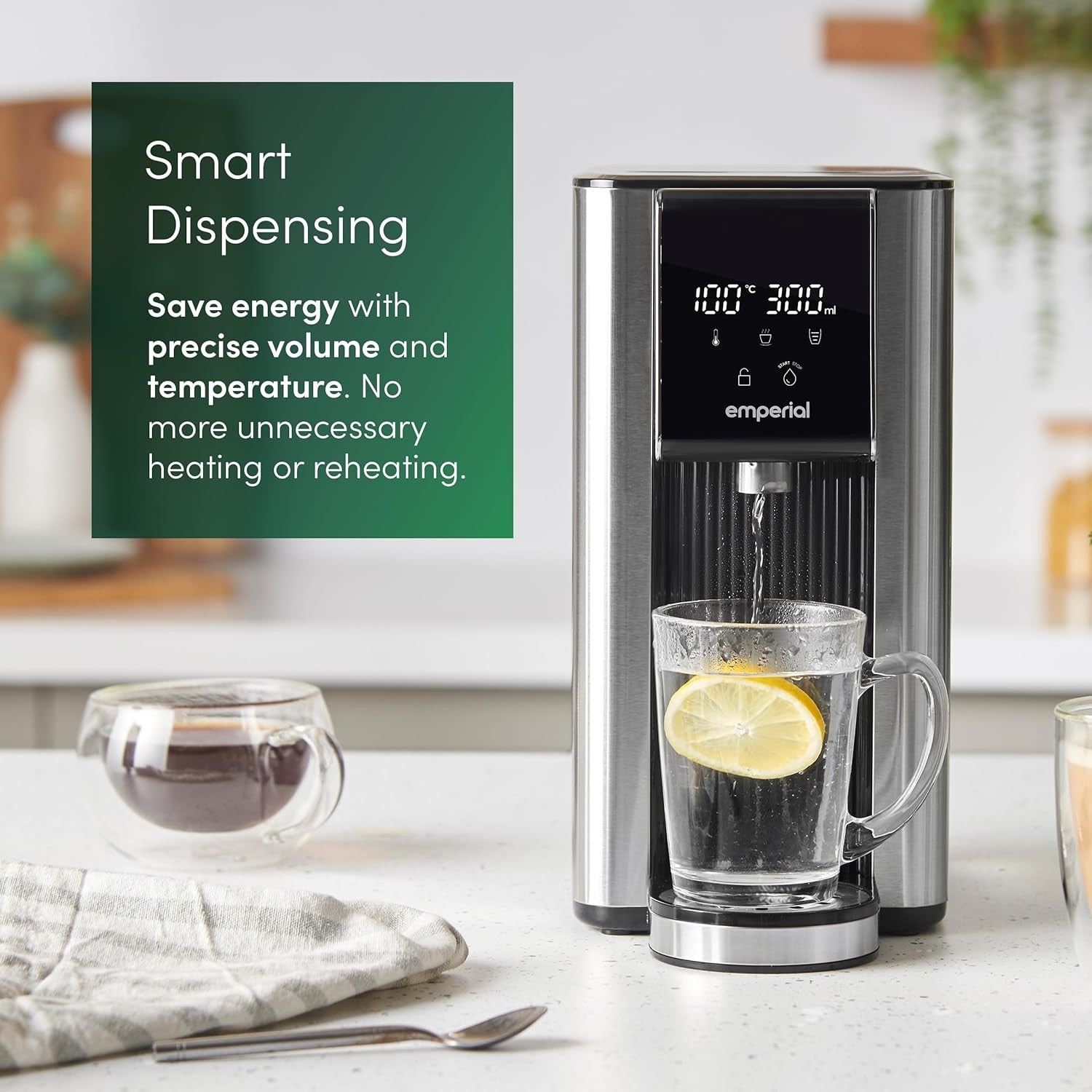Instant Hot Water Dispenser 2.5L | 2.6kW Fast Boil Touch Presets