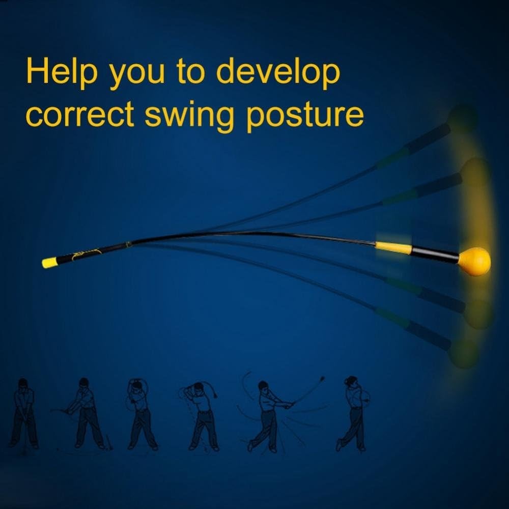 Golf Swing Trainer Weighted Flex Shaft Speed Tempo Practice Aid