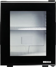 20L Black Corby Eton Mini Fridge Glass Door Tabletop Cooler LED