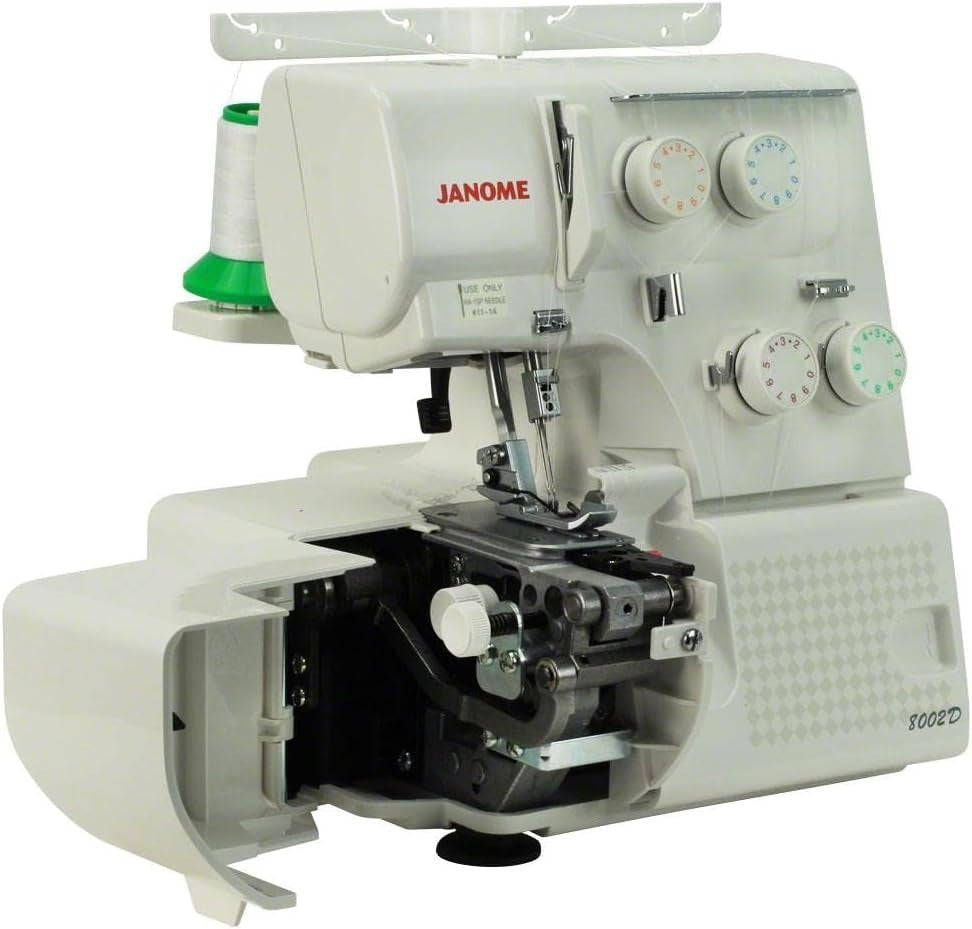 4 Thread Overlocker Serger Sewing Machine Color Coded Threading
