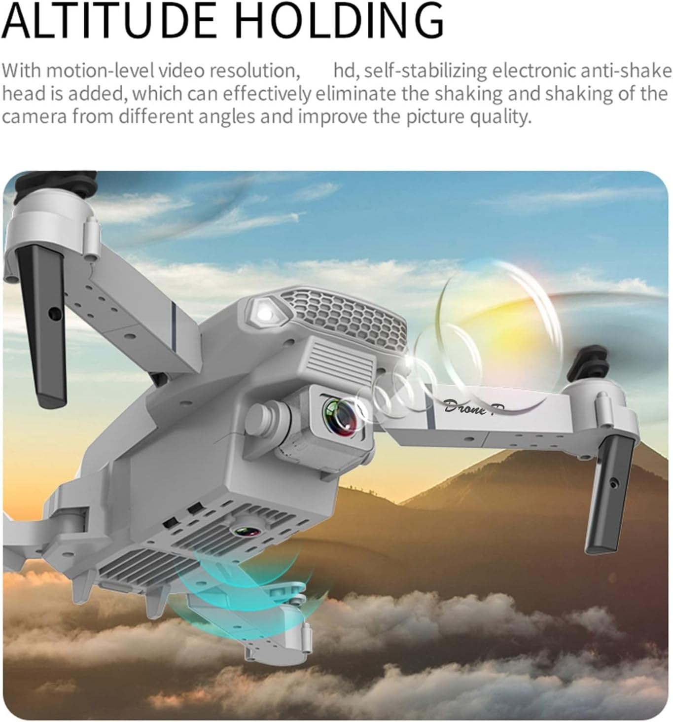 1080P Dual Camera Mini Drone w/ 360° Flip Altitude Hold Foldable FPV Quadcopter