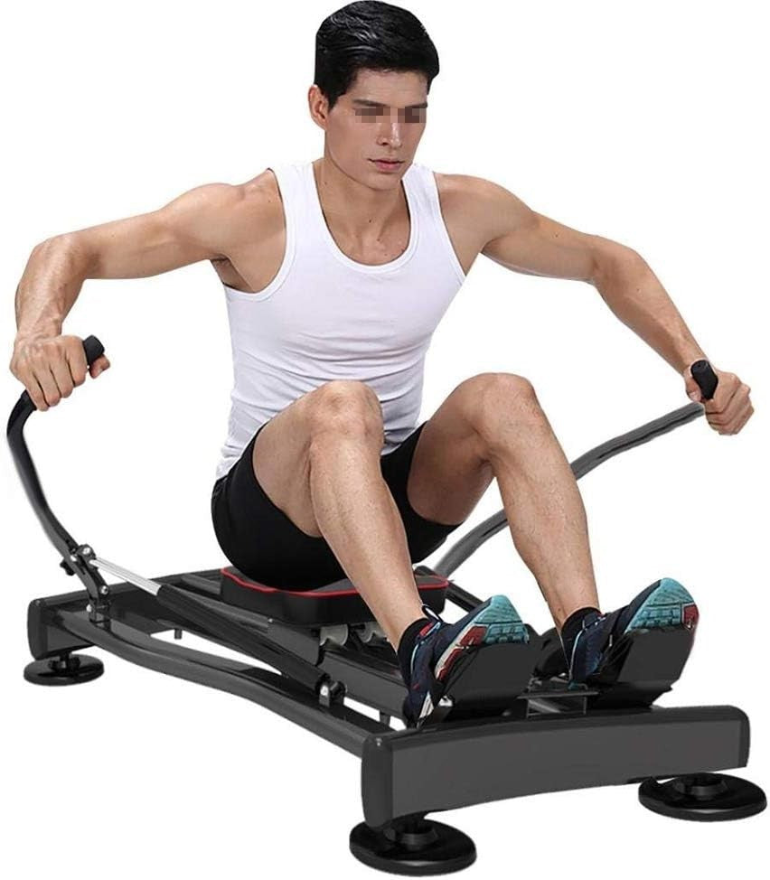 Full Motion Rowing Machine 360° Arms Hydraulic Resistance Foldable LCD 120KG