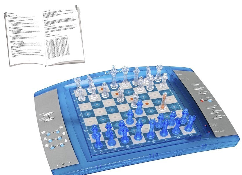 Electronic Chess Game with LEDs | 64 Levels | Touch Keyboard | Family Strategy