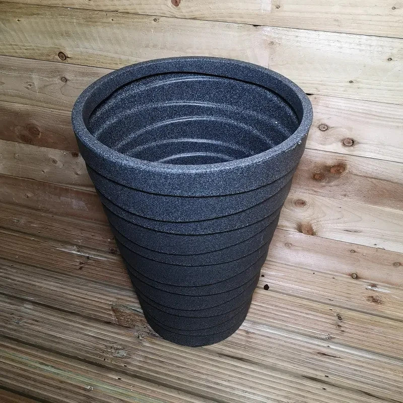 Large Grey Ash Tall Garden Planter 66cm Frost-Proof Eco Outdoor Pot