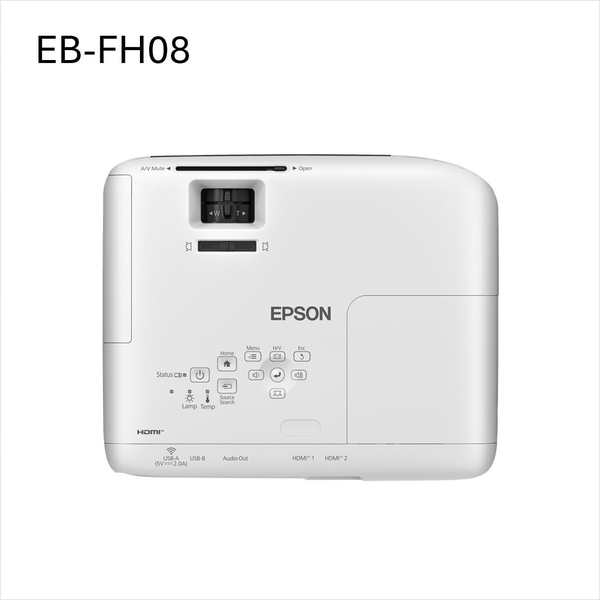 Full HD 1080P Projector 3600 ANSI 3LCD 337in Dual HDMI Speaker