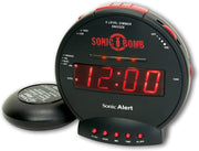 Extra Loud Alarm Clock Bed Shaker Vibrating Heavy Sleepers Hearing Impaired