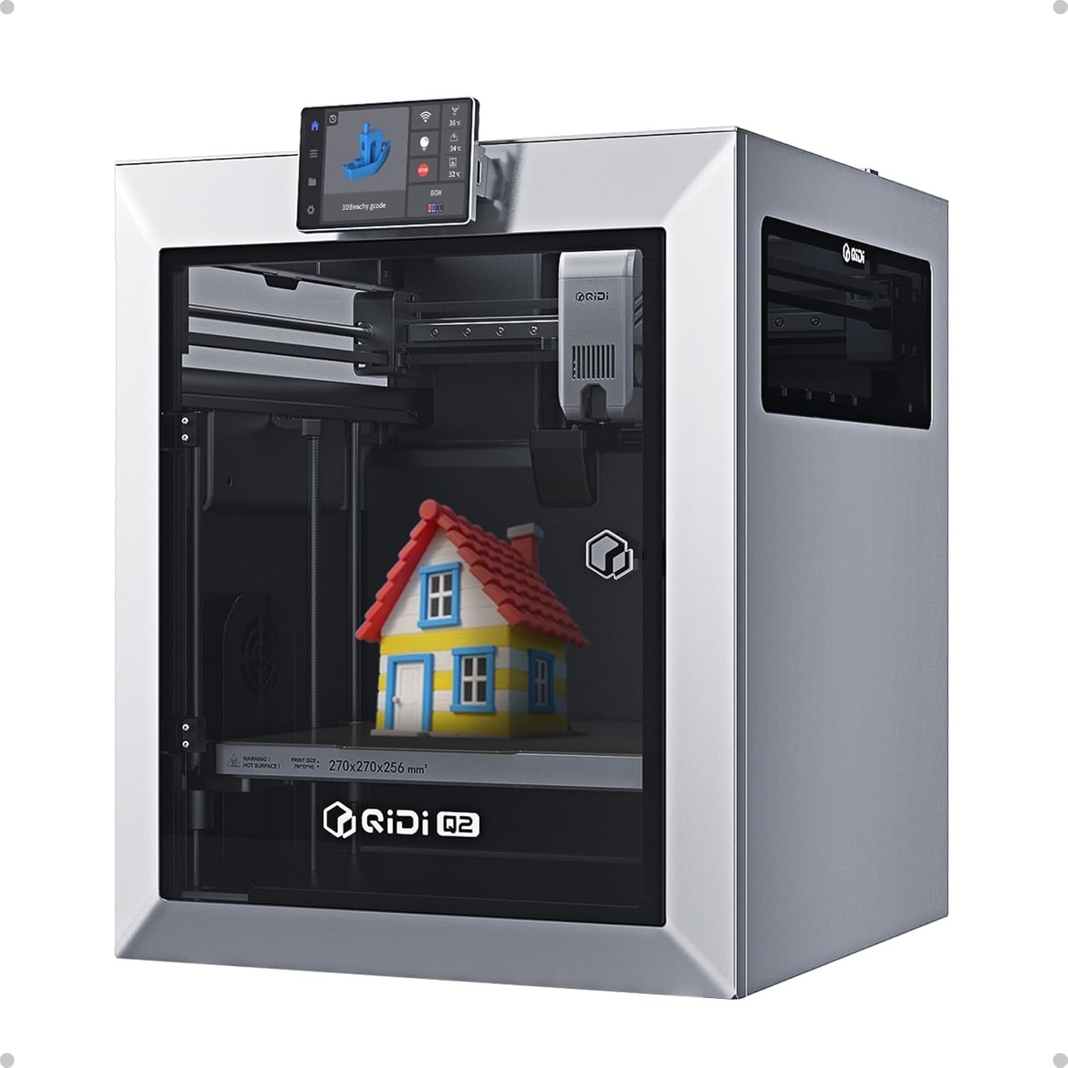 Enclosed CoreXY 3D Printer 600mm/s 65°C Heated Chamber AI Camera