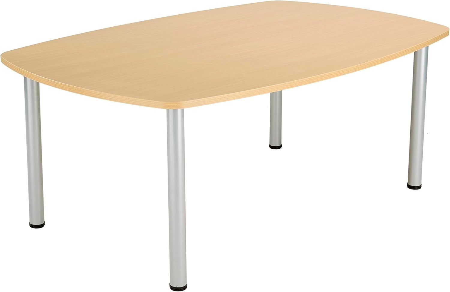 Large Sturdy Workstation Table – Heavy Duty Oak Meeting Desk 180x120cm