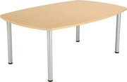 Large Sturdy Workstation Table – Heavy Duty Oak Meeting Desk 180x120cm