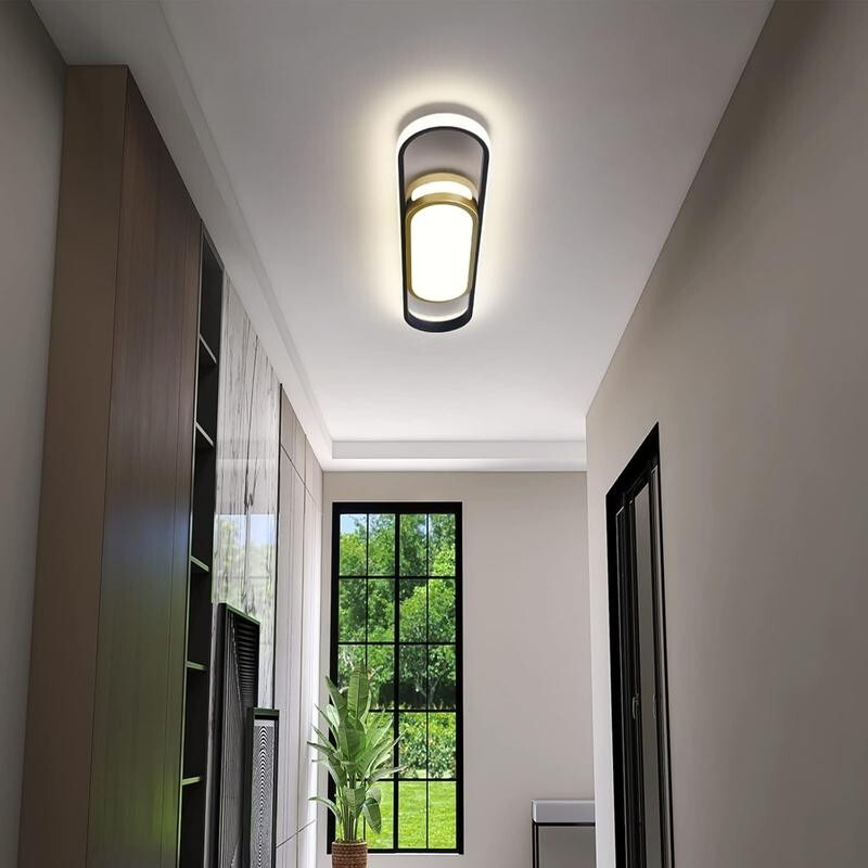 Modern LED Ceiling Light 40W Dimmable Remote 3000K-6500K Flush Mount