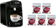 Capsule Coffee Machine with 40-Drink Starter Bundle Auto Clean Compact 0.8L