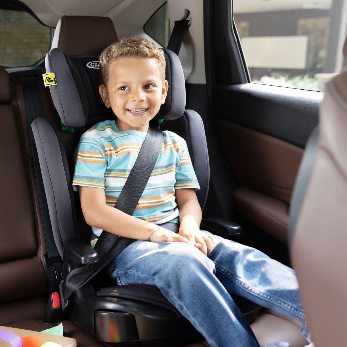 i-Size R129 High Back Booster Car Seat 100–150cm Adjustable