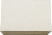 Large Rectangular Lamp Shade Cream Linen Fabric 40cm Luxury Table Floor