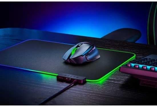 Pro Wireless Gaming Mouse 18K DPI RGB Silent Clicks Ergonomic FPS MMO