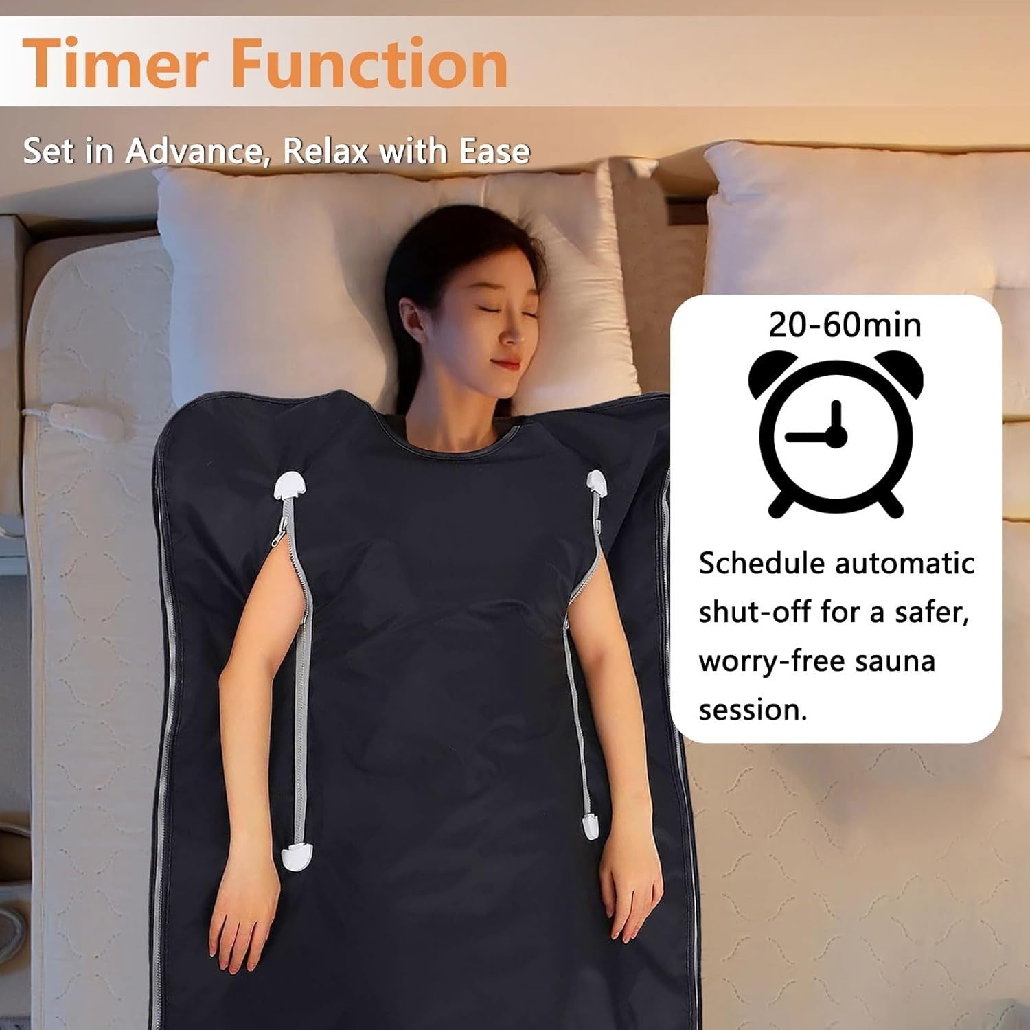 Portable 730W Infrared Sauna Blanket – Home Spa w/ Timer, Remote & Carry Bag
