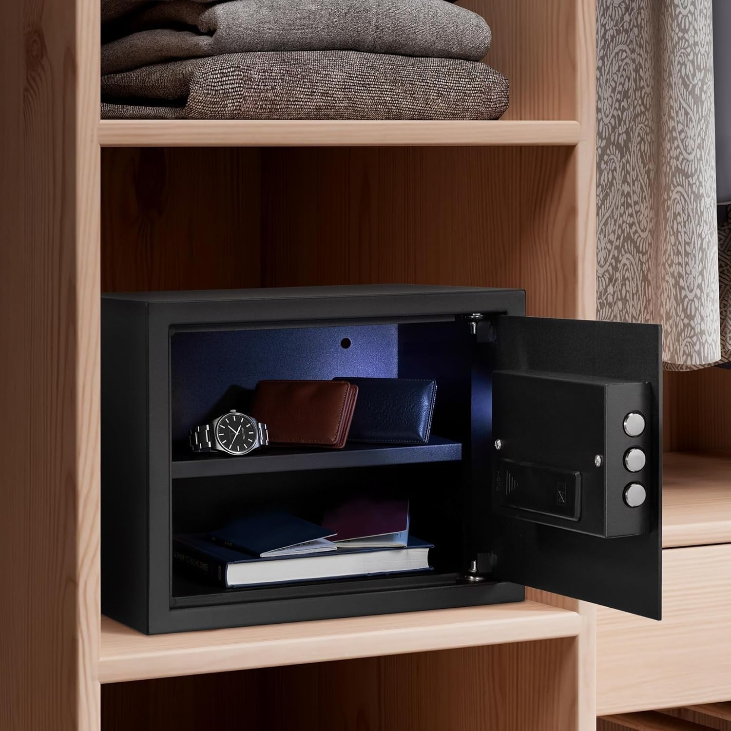 27L Digital Safe Box Electronic Keypad Cash Jewelry Security Safe