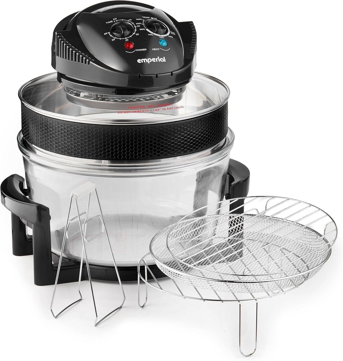 Halogen Convection Air Fryer Oven 17L | Rapid Cook, Self-Clean, Timer