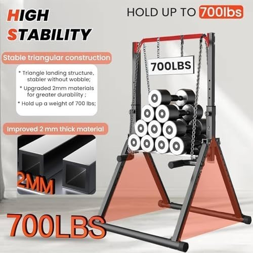 Foldable Power Tower Pull Up Dip Station Home Gym Strength Rack