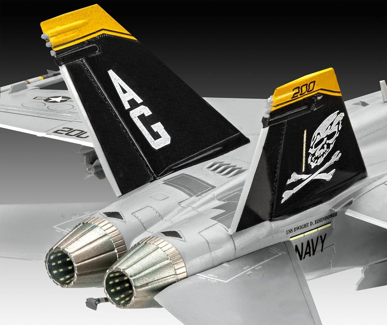 1:72 F/A-18F Super Hornet Jet Model Kit • Detailed Cockpit • Unpainted