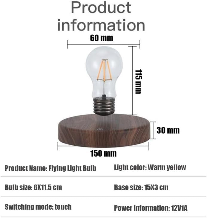 Color-Changing Floating Globe Bluetooth Speaker, Spinning Levitating Lamp