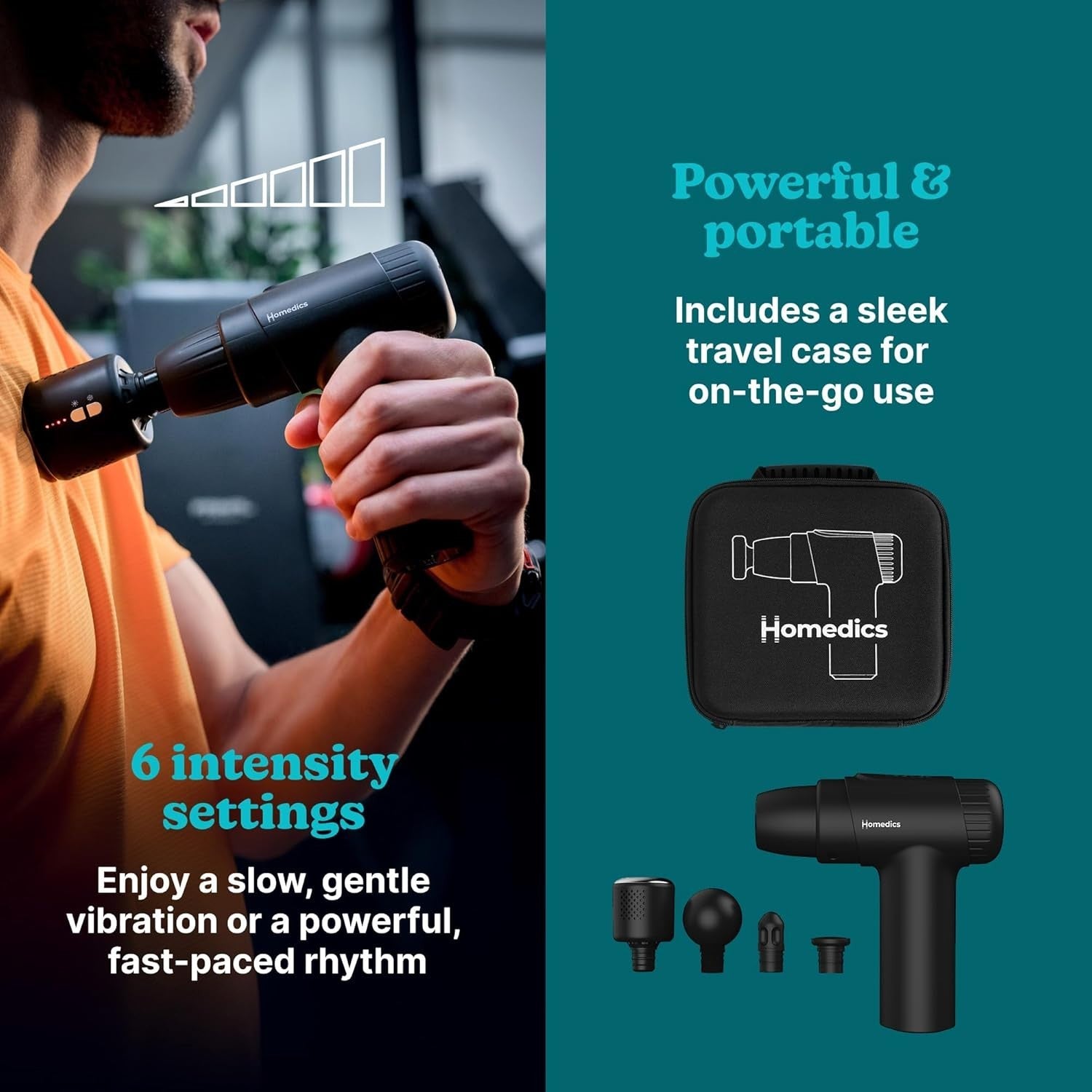 Hot & Cold Massage Gun Deep Tissue Percussion Rechargeable Muscle Recovery