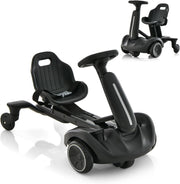Kids Electric Drift Go Kart 6V Ride On Car 360 Spin Adjustable Seat Black