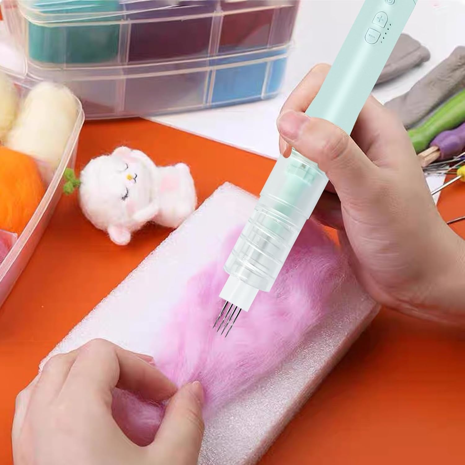 Electric Needle Felting Machine 5 Speed Multi Needle Wool Craft Tool