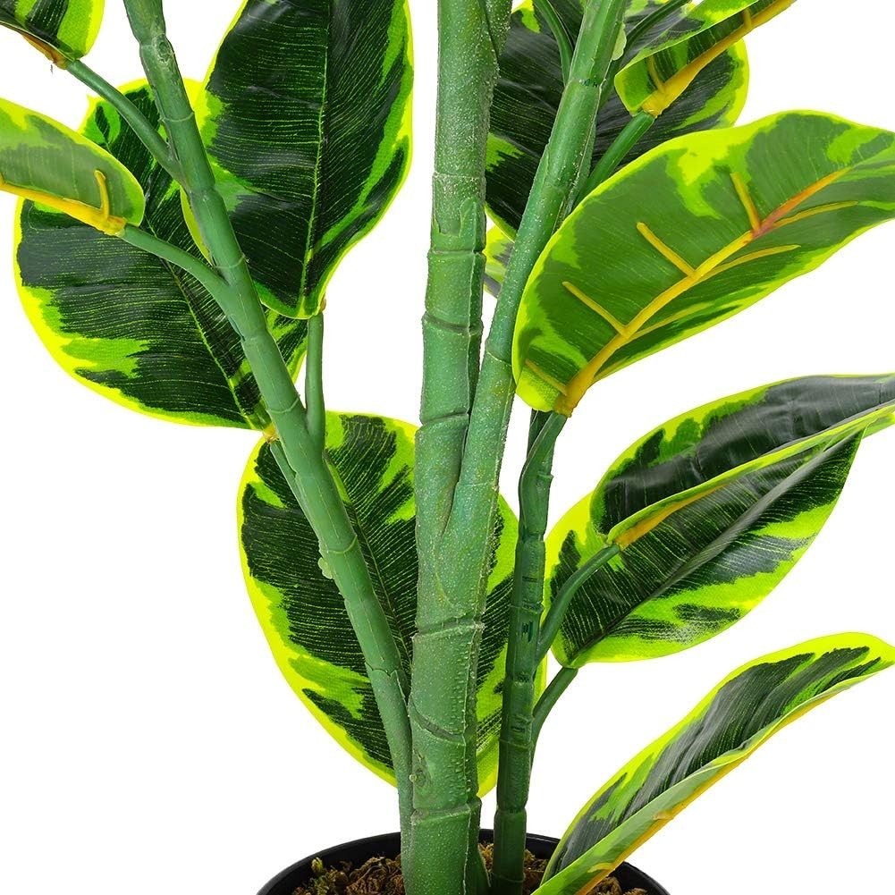 Artificial Ficus Fiddle Fig Tree 4FT/120cm Indoor Outdoor Home Decoration Plant