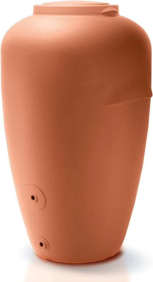 440L Red Brick Garden Water Butt with Tap & Full Connection Kit