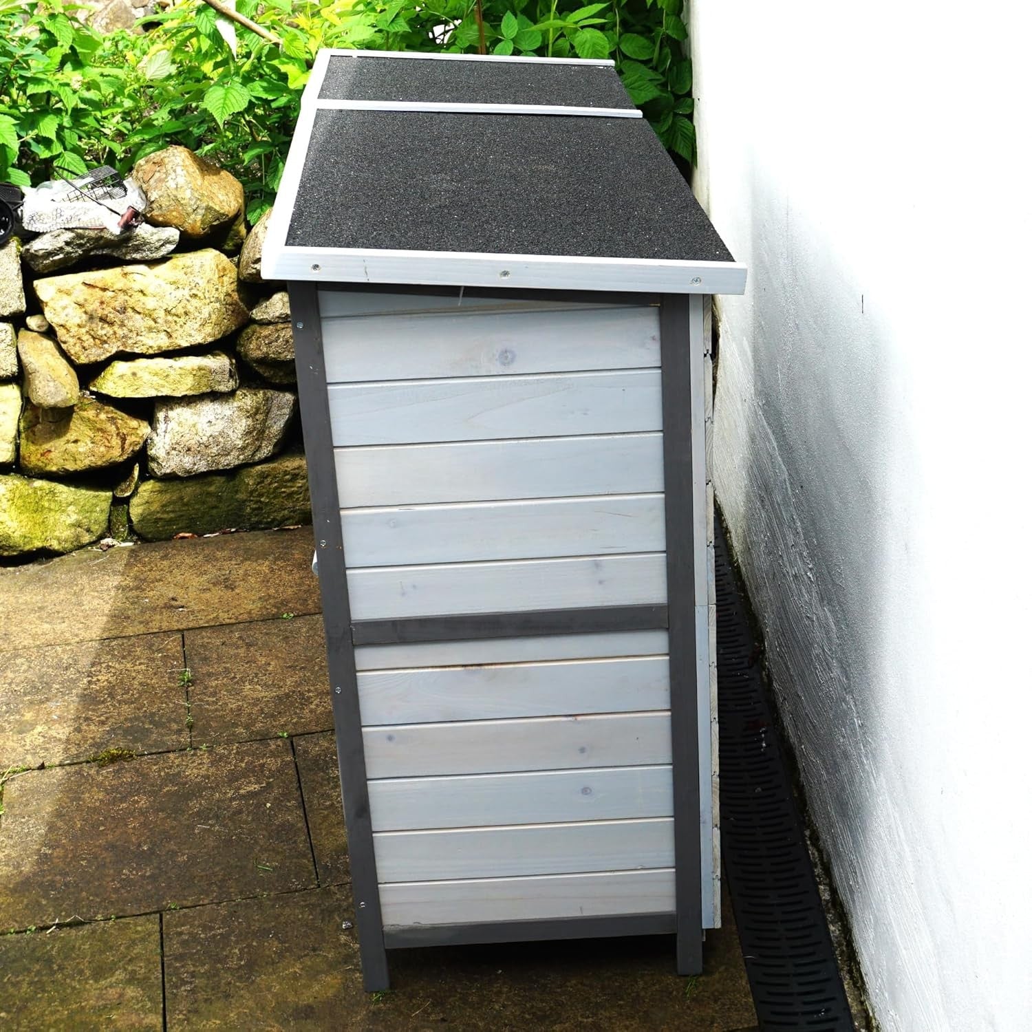 Large Outdoor Rabbit Hutch Play Pen Wooden Double Level Easy Clean Cage