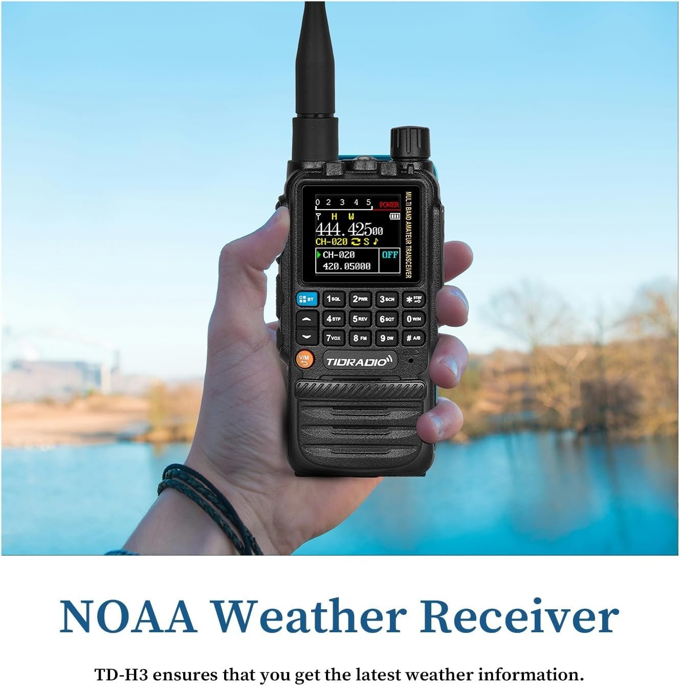 Ham Radio 199CH Bluetooth Programming Air Band 2500mAh Long Range
