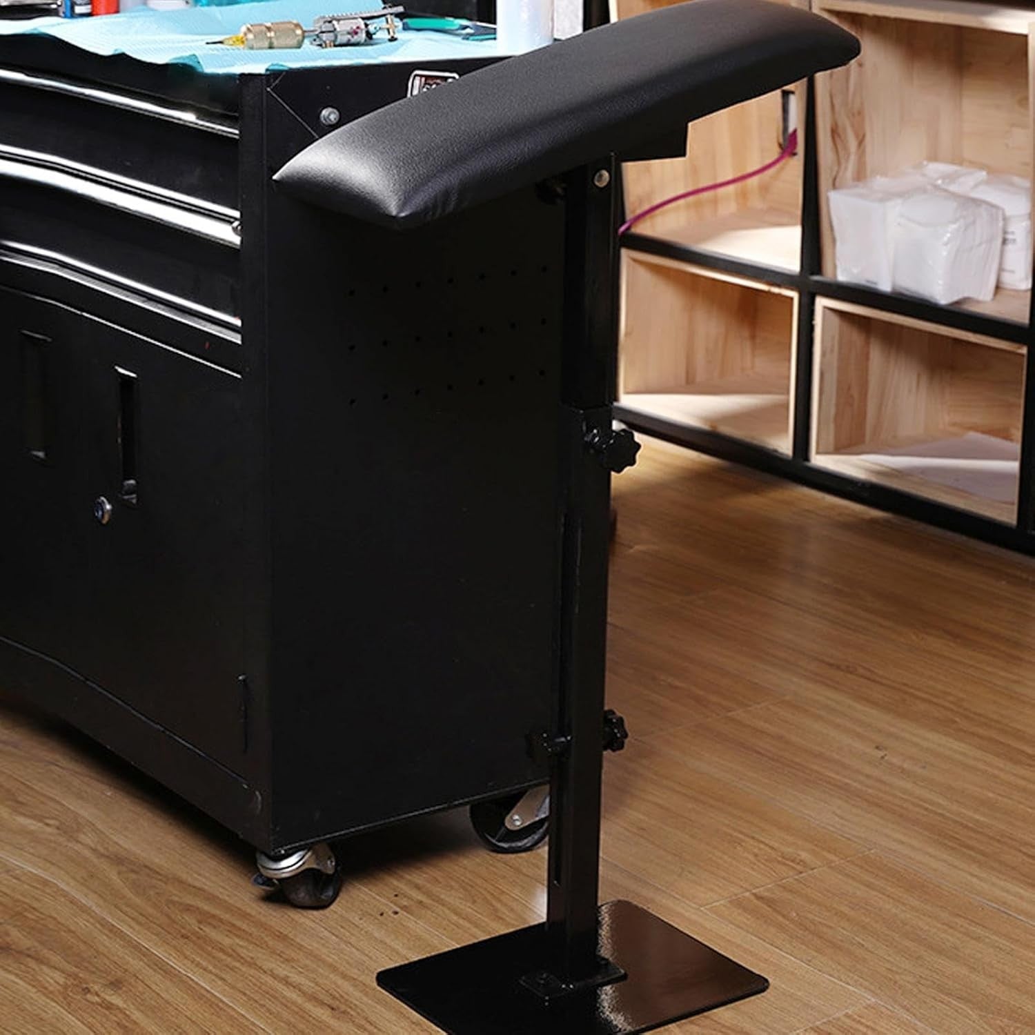 Tattoo Arm Rest Stand Adjustable Height Soft Pad Heavy Studio Support