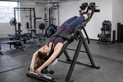 Inversion Bench 150kg Foldable Padded Anti-Gravity Fitness