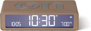 Flip Digital Alarm Clock Reversible On Off Touch Snooze Rechargeable Gold