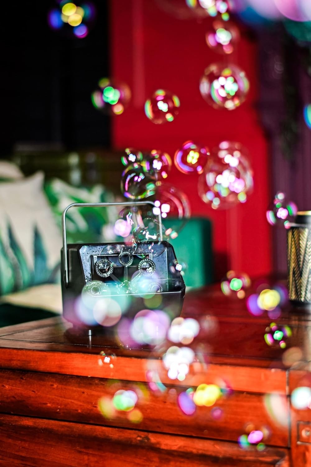 USB Bubble Machine Compact Portable 45 Min High Output