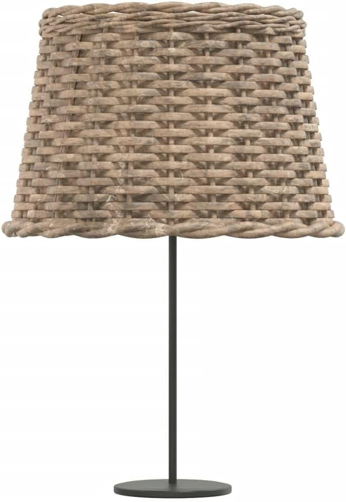 Natural Wicker Drum Lampshade 40cm Ceiling Table Light Shade E27