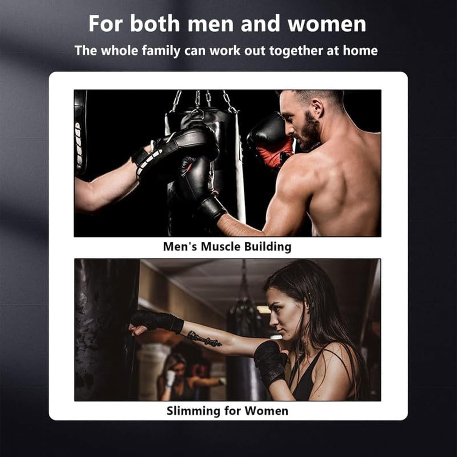 Black Music Boxing Machine Blue LED Bluetooth Wall Punch Trainer 9 Speed