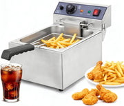 Commercial Electric Deep Fat Fryer 10L 3000W Stainless Steel