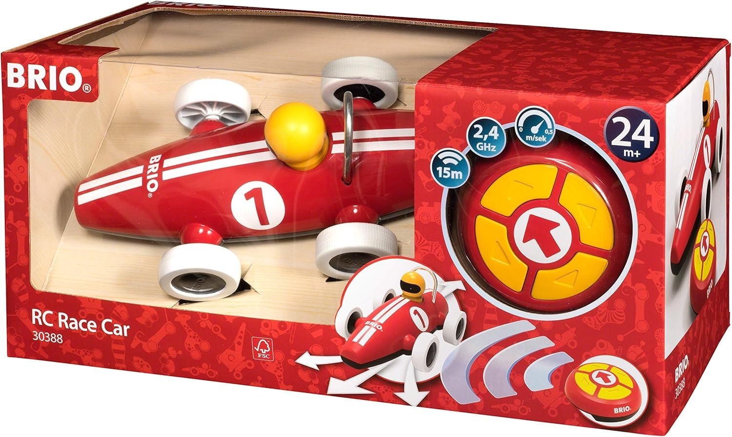 Toddler RC Race Car Toy 2.4GHz Safe Remote Control Car for Kids Age 2+