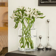 Clear Glass Cylinder Vase 23cm Wedding Table Centrepiece Home Decor