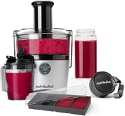 1000W Centrifugal Juicer Pro 3 Speed 3in Chute Glass Bottle Kit Easy Clean