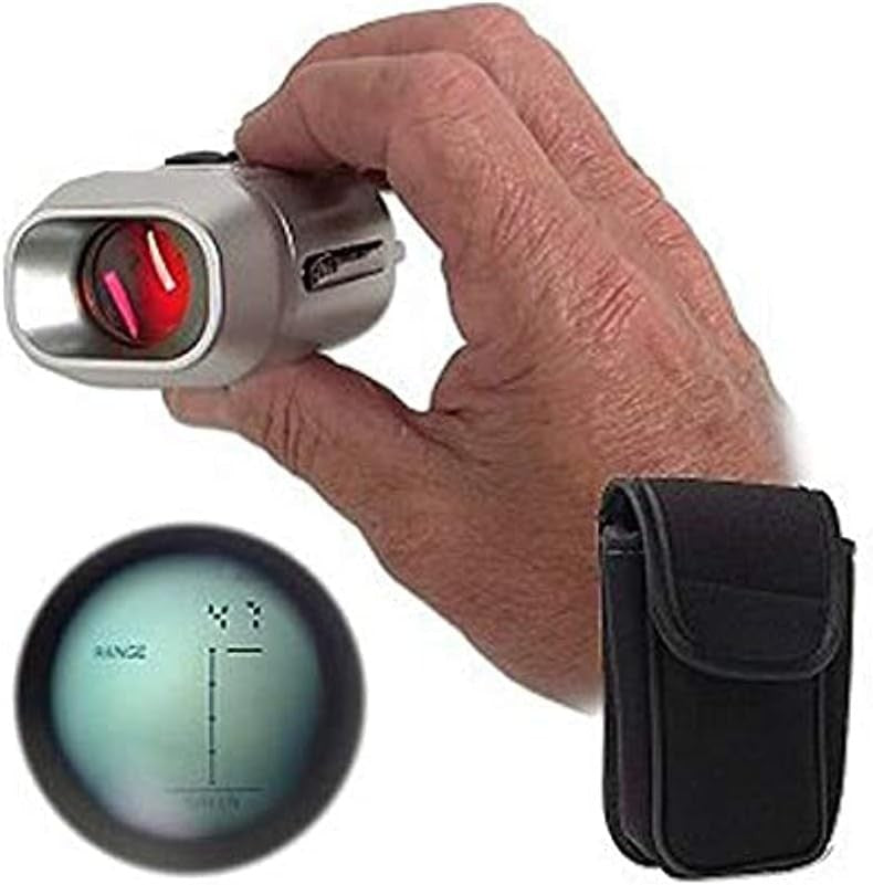 Golf Rangefinder 6X Magnification LCD Touch USB Rechargeable Slope Flag Lock