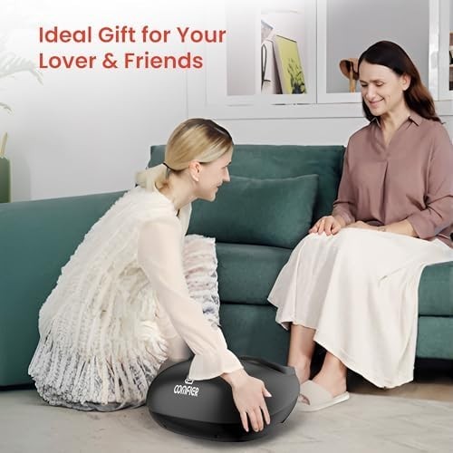 Foot Massager with Heat, Shiatsu, Deep Kneading, Vibration & Compression