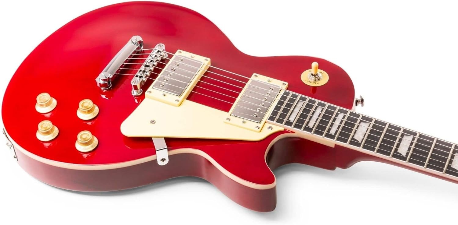 SC Style Electric Guitar Starter Kit 40W Amp Dark Red