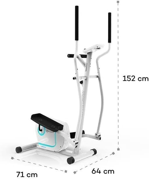 Elliptical Cross Trainer Home Fitness Machine LCD Display Heart Rate Monitor