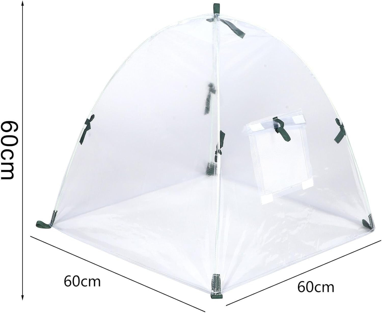 Mini Transparent Greenhouse Cold Frost Protection Tent 60x60x60cm Garden Cover
