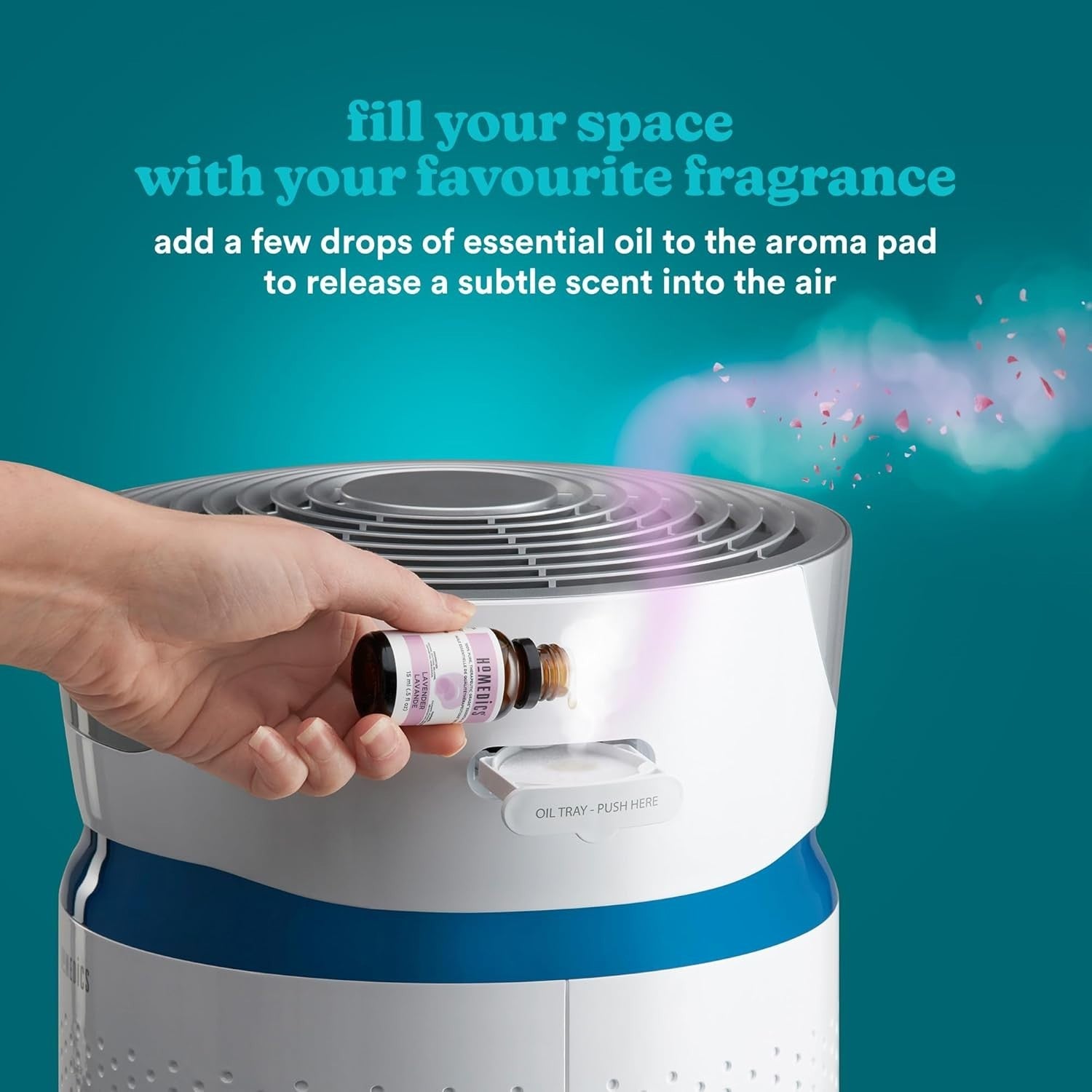 5-in-1 HEPA Air Purifier Quiet Night Mode UV-C Pet Smoke Small Room