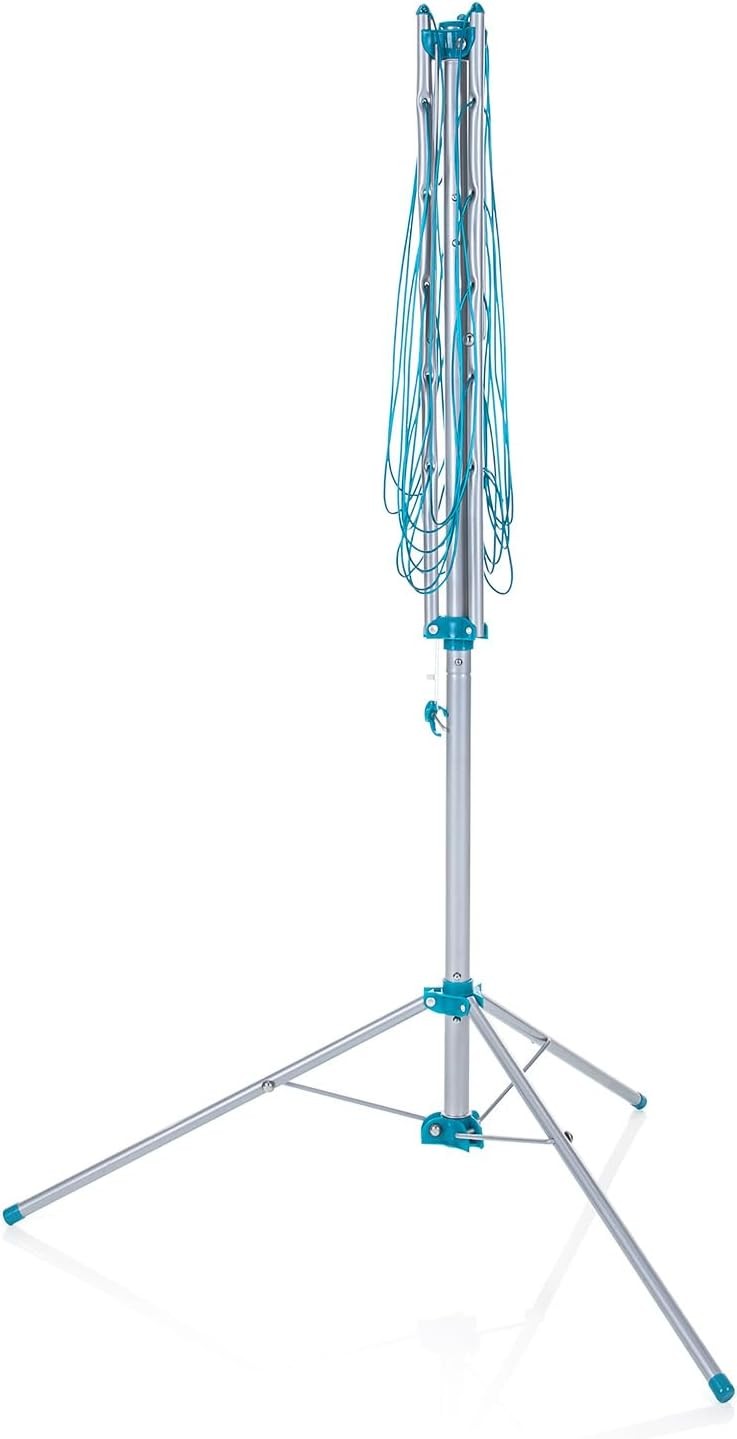 Freestanding Rotary Clothes Airer Portable Washing Line Indoor Outdoor