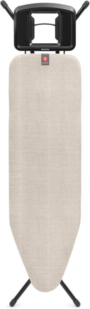 Extra Large Ironing Board 124x38cm Anti Wobble Adjustable Height